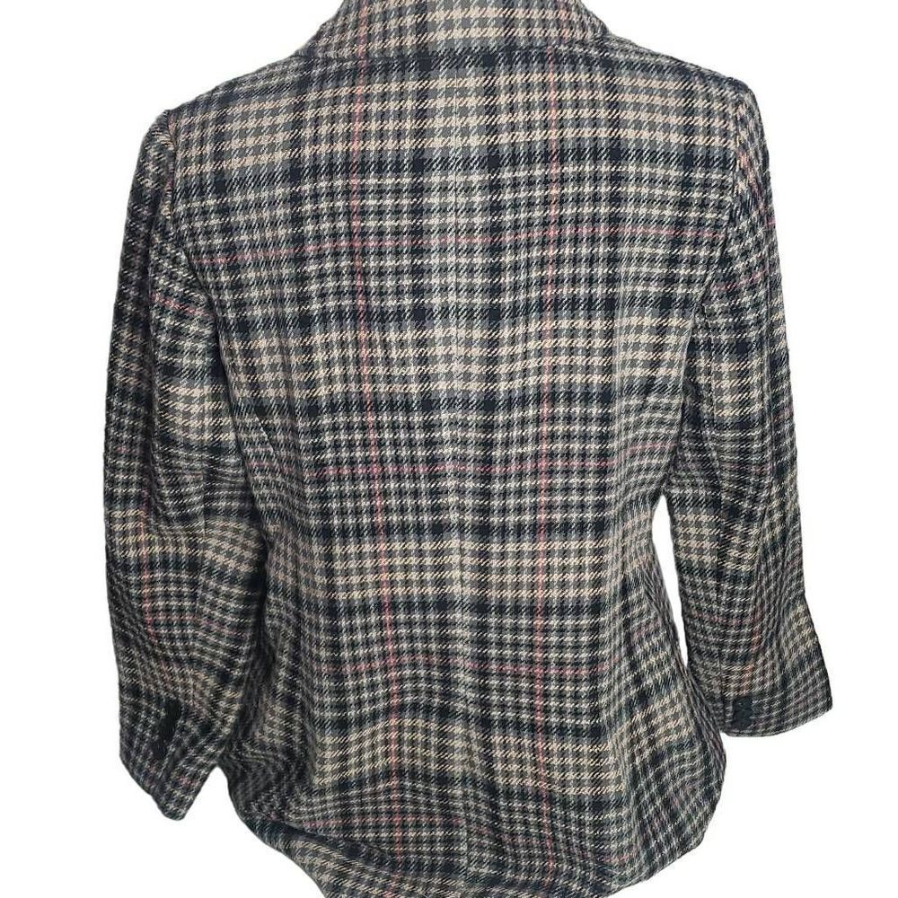 ‎Talbots Gray Plaided Blazer - Picture 3 of 14